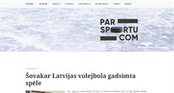 Desktop Screenshot of parsportu.com
